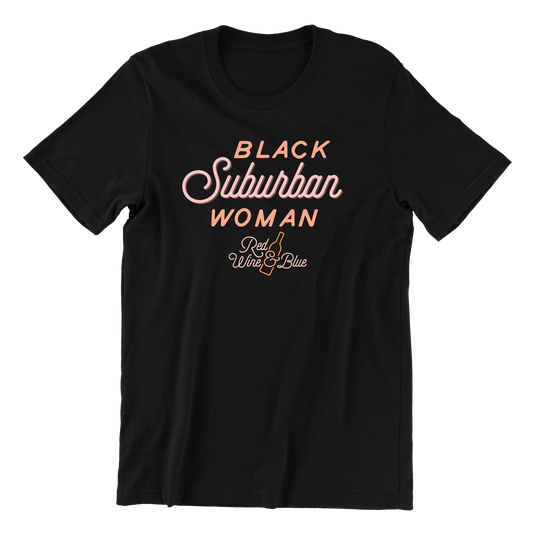 Black Suburban Woman Logo T-Shirt