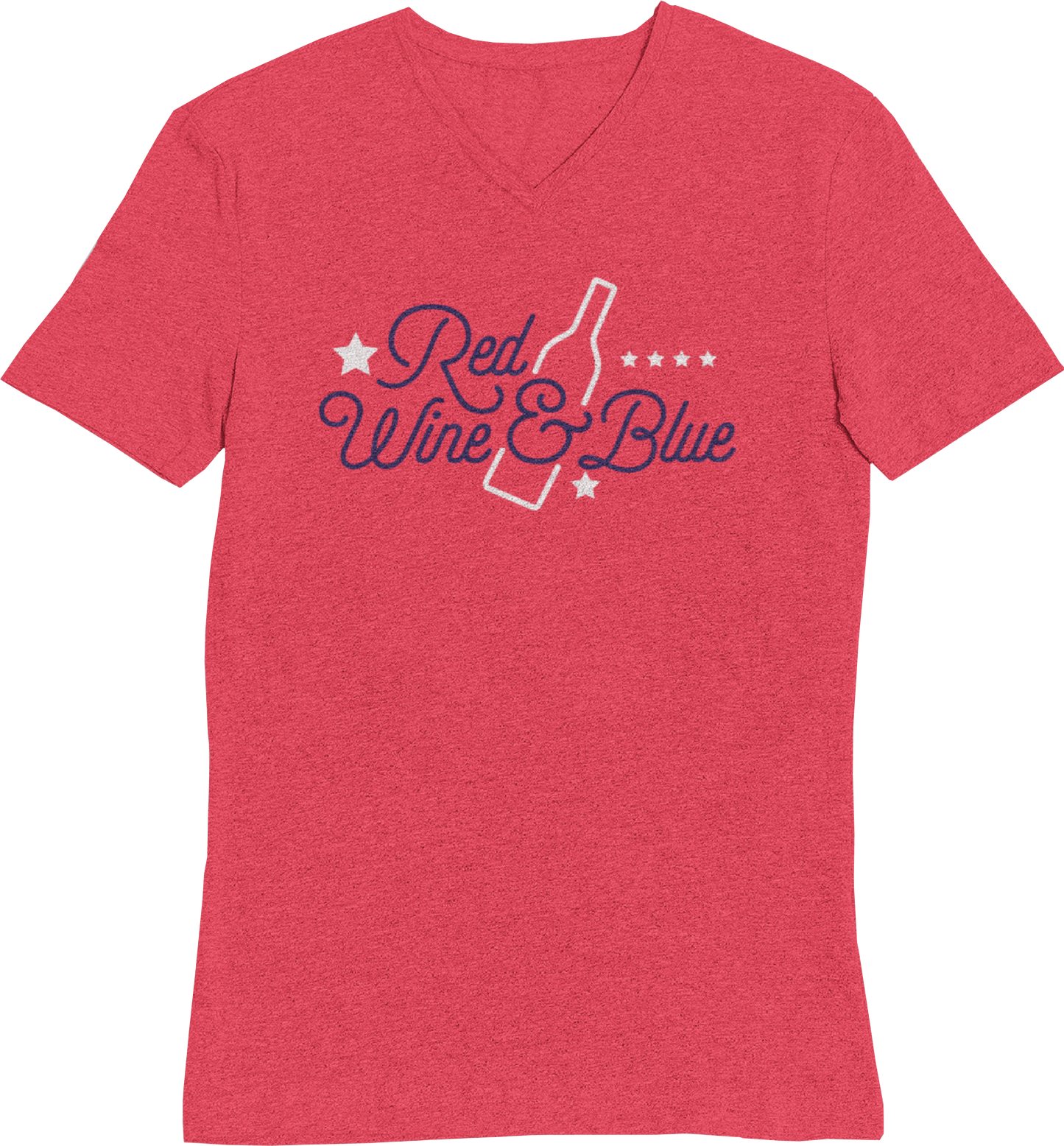 Red Wine and Blue Patriotic Logo T-Shirt