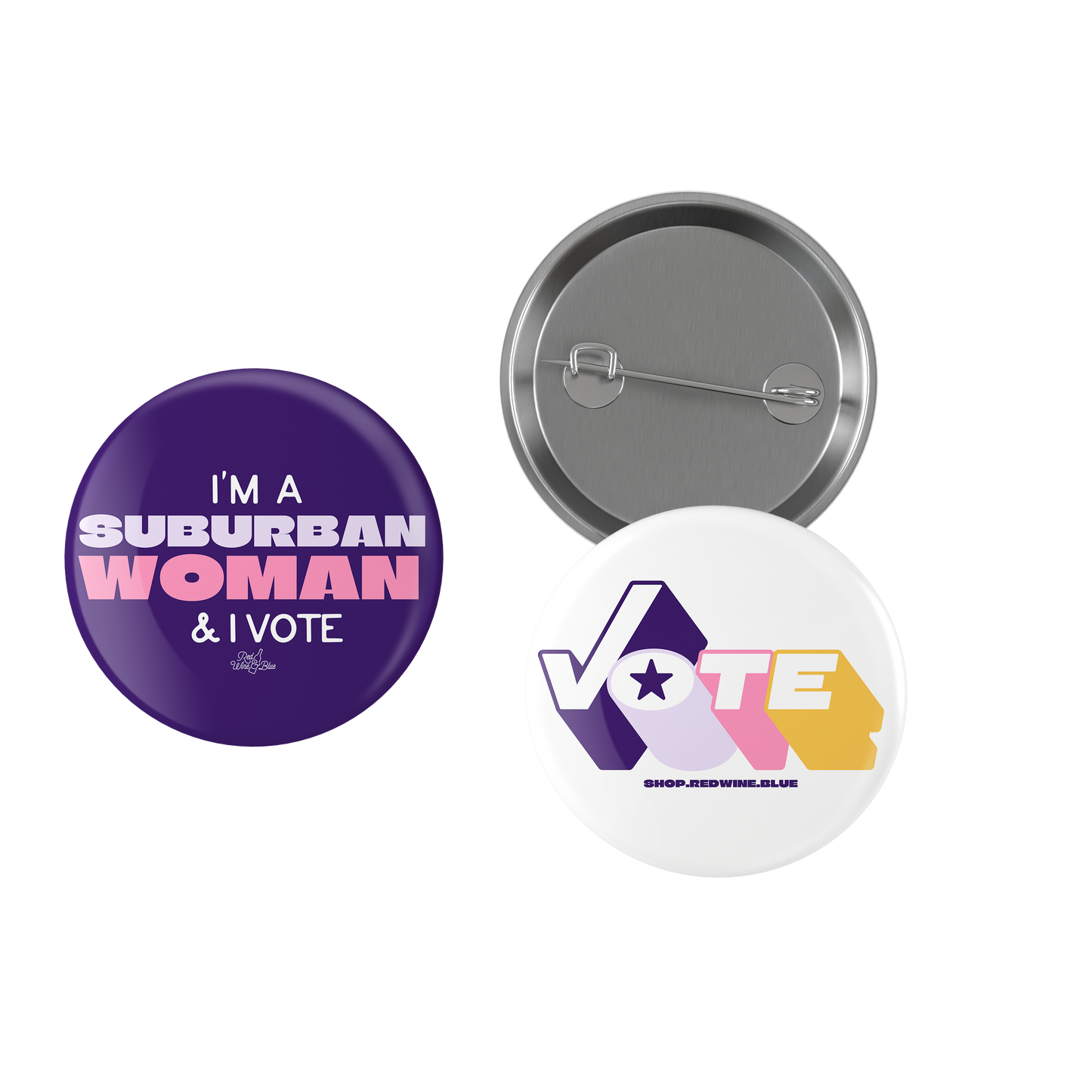 Suburban Woman Voter Button Pack