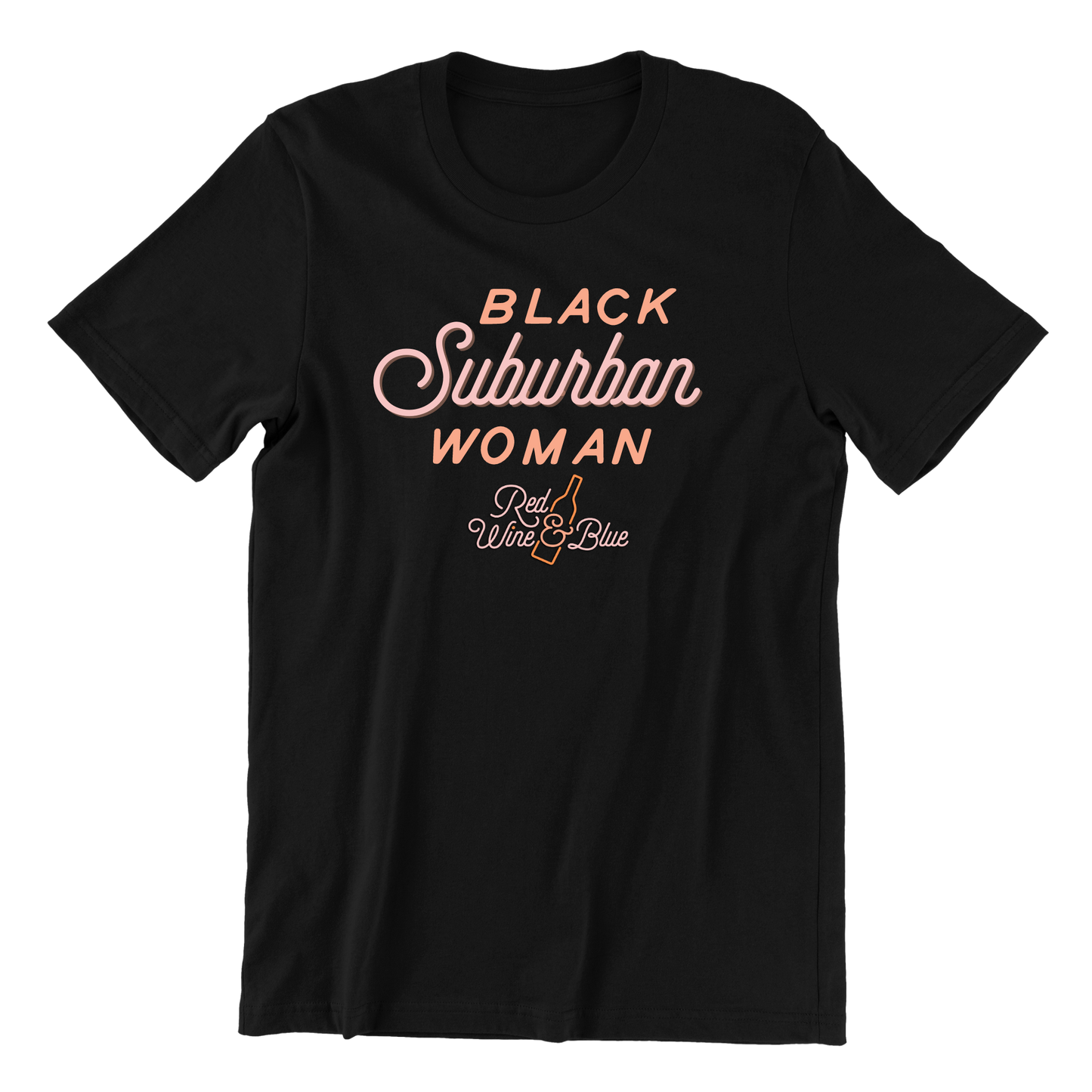 Black Suburban Woman Logo T-Shirt