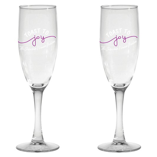 Toast to Joy Champagne Flute 2-Pack
