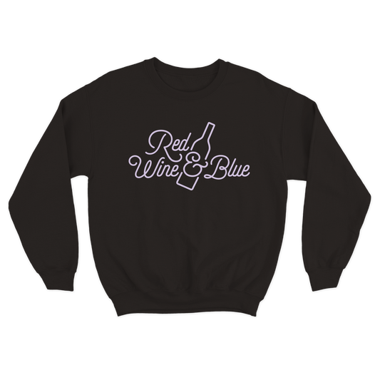 Red Wine and Blue Logo Sweatshirt